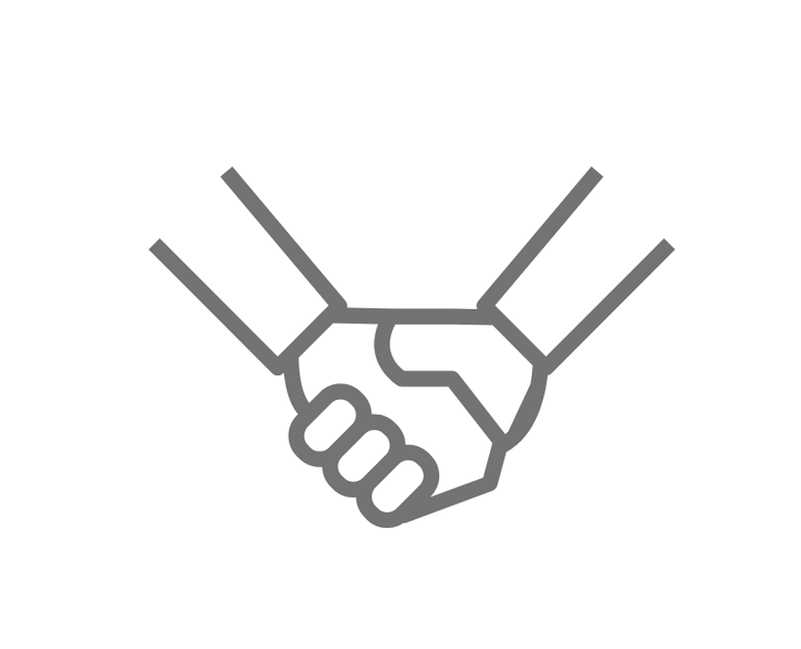 handshake icon signifying partnership